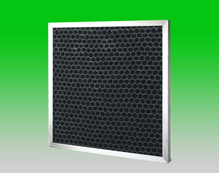蜂窩活性炭顆?？諝膺^濾器